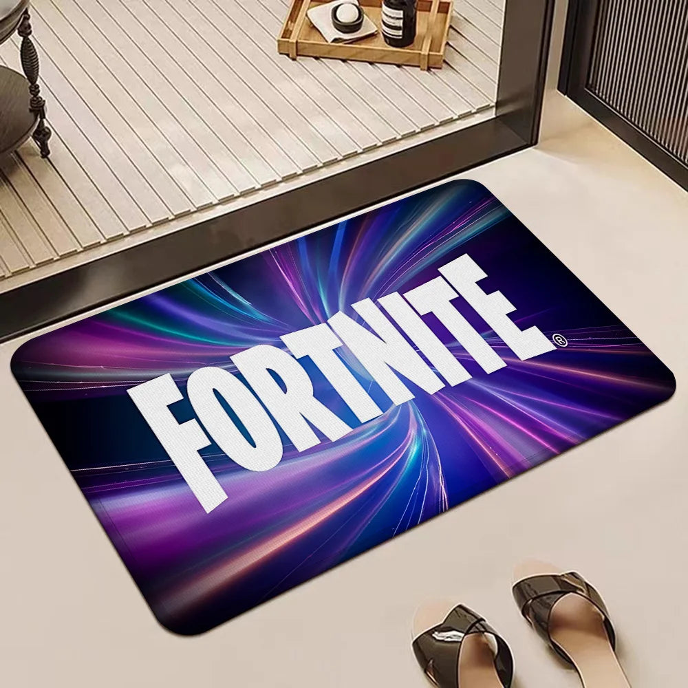 Capacho de Entrada Fortnites, Jogo Popular, Tapete Antiderrapante para Cozinha, Sala de Estar, Varanda e Casa de Banho, Tapete de Chão