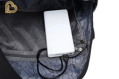 Ultima Knight F-Fortnited Battle Royale Backpack with USB Charging Anime Figures Study Stationery Compartment for Students