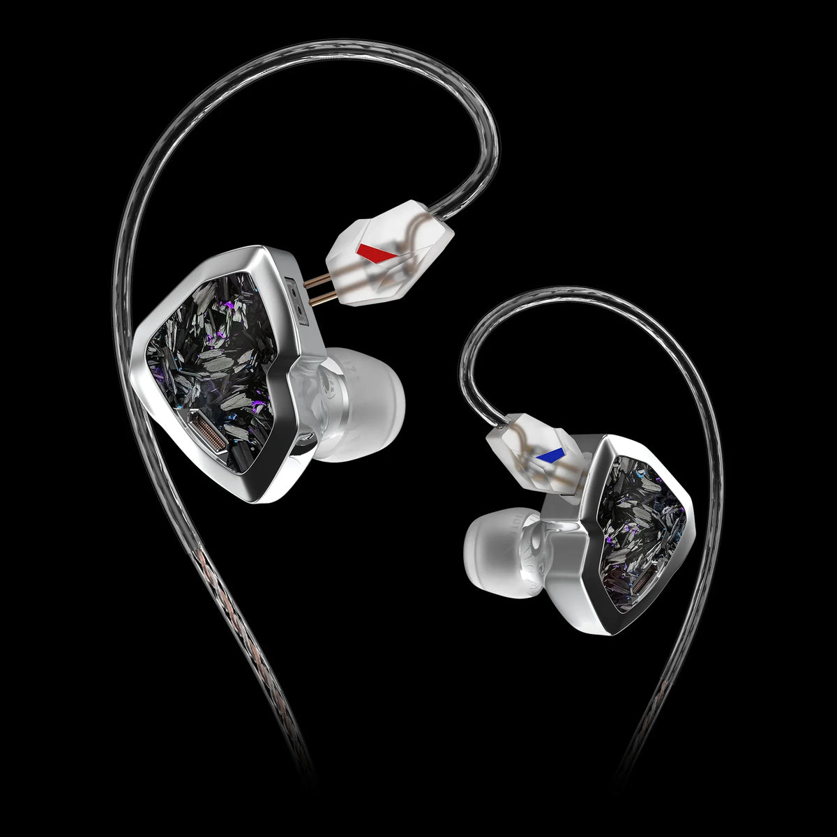 HIDIZS MY LIN (MS2 PRO Édition Spéciale) Écouteurs intra-auriculaires HiFi avec 1 transducteur dynamique et 1 transducteur armé de bobine (Hybrid Drivers), audio haute résolution 0,78 mm, écouteurs filaires