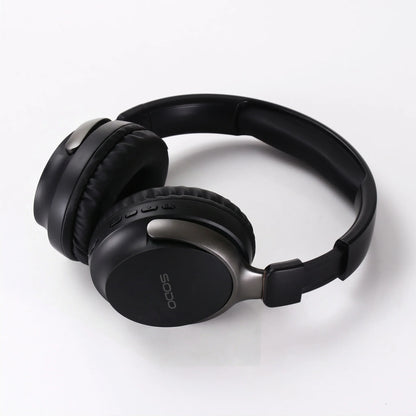 SODO SD1103 casque sans fil Bluetooth 5.3 sur l'oreille, autonomie de 48 heures de lecture stéréo HiFi, casque de sport pliable avec prise en charge TF/AUX
