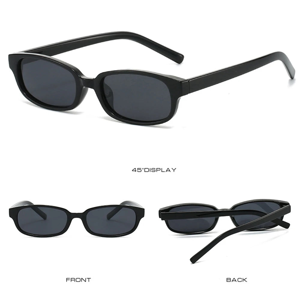 Uv400 Eyewear Versatile Unisex Sun Glasses Small Square Sunglasses Polarized Fashion Designer Eyepiece For Travel Fishing Daily