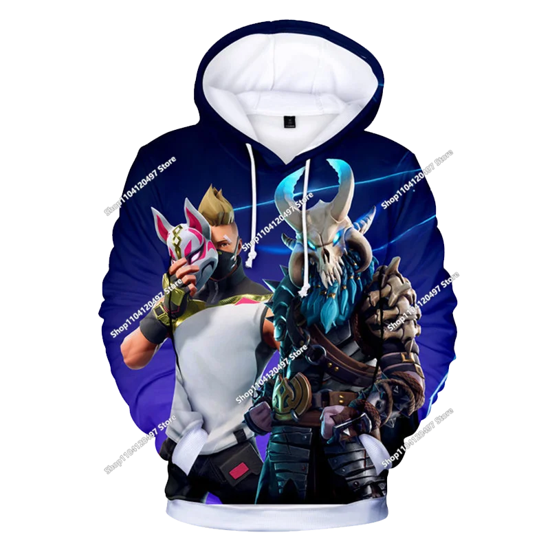 2025 3D New Children's Anime Fortnite Printed Sweater Series Pullover Generation Tide Brand Hoodie Gift