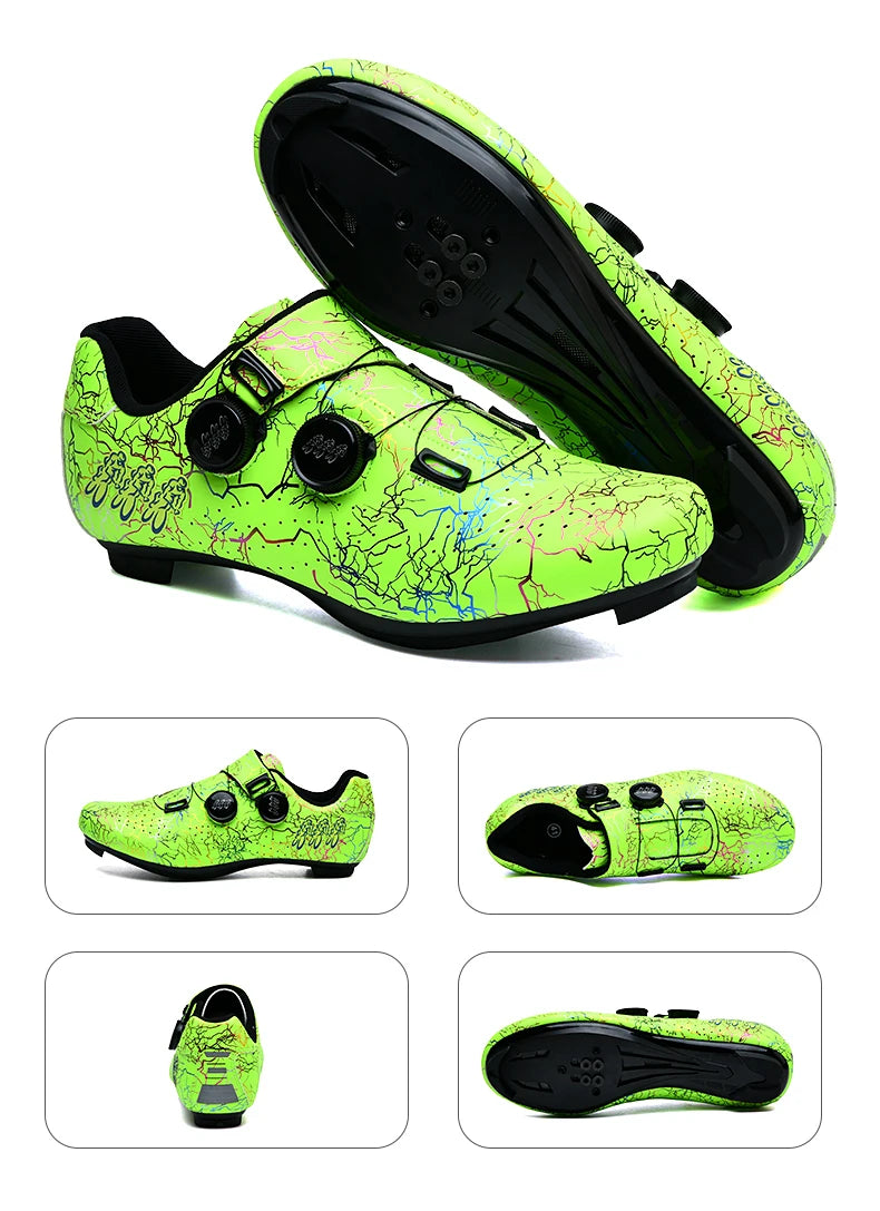 Professionelle Rennradschuhe für Herren und Damen – selbstarretierende Speed-Fahrradschuhe mit SPD-Cleats für Racing und Wettkampf