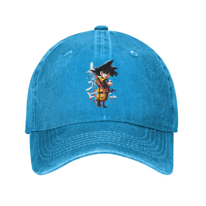 Dragon Ball Kakarot Goku Baseball Caps Vintage Distressed Denim  Sun Cap Men Women Outdoor Workouts Unstructured Soft Caps Hat