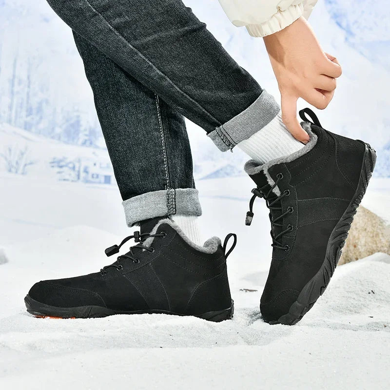 Femmes hiver chaussures en coton décontractées vêtements chauds résistant nouveau  Chaussures d'automne chaudes en coton pour hommes, bottes de maison unisexes antidérapantes et confortables pour la neige