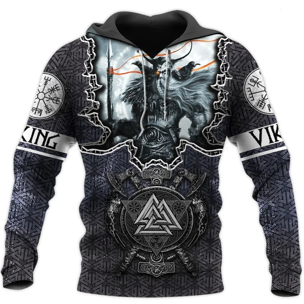 2023 neuer Herbst-Hoodie für Herren mit Wolf-Print, 3D-Sweatshirt, urban, trendig, vielseitig kombinierbar, Oversized-Oberteil, Kapuzenpullover, Herrenbekleidung