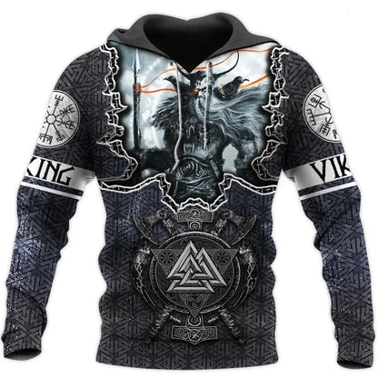 2023 neuer Herbst-Hoodie für Herren mit Wolf-Print, 3D-Sweatshirt, urban, trendig, vielseitig kombinierbar, Oversized-Oberteil, Kapuzenpullover, Herrenbekleidung