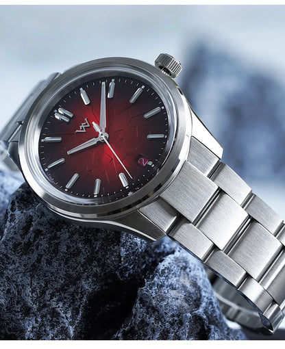 WM Watch Automatic Mechanical Watch NH35 Glacier Series 100M Waterproof AR Coated Sapphire Welly Merck Watches For Man WM226