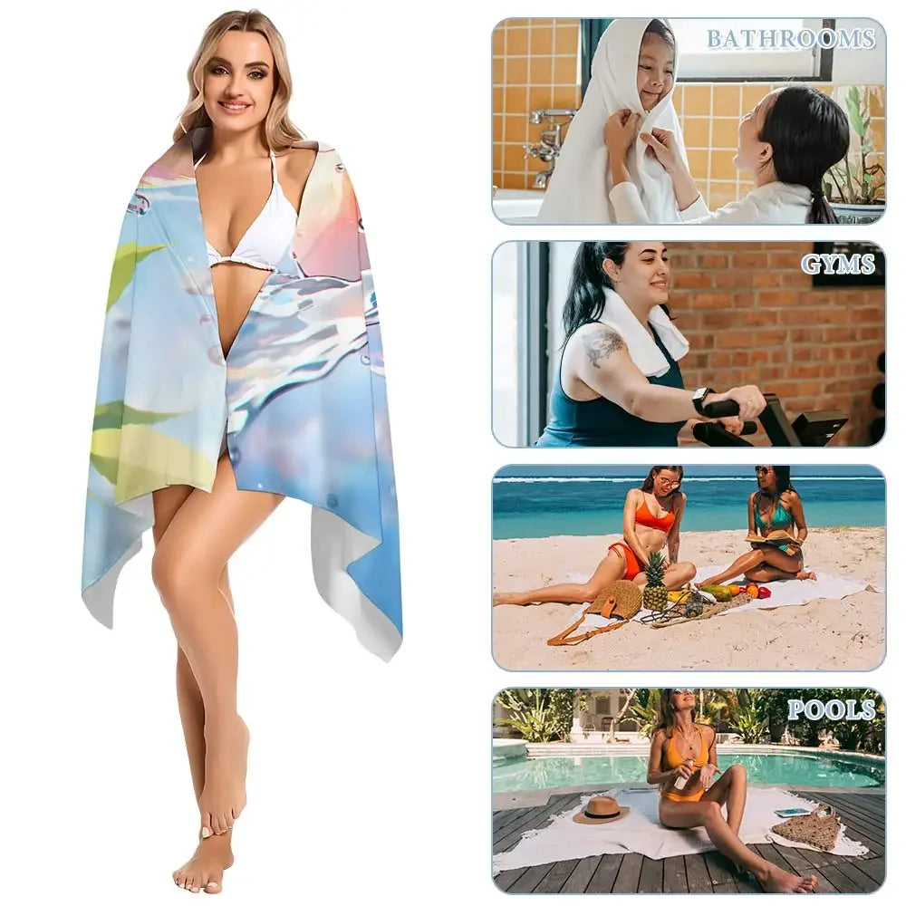 Game F-Fortnites Beach Towel Hotel Towels Bathroom Sauna Spa Playa Travel Swimming Pool For Home Baby Bath Microfiber Gym Shower