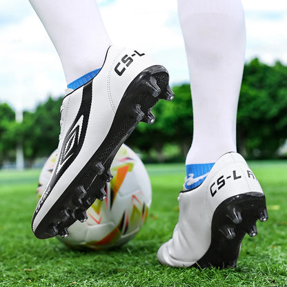 New Men Football Boots Grass Cleats Soccer Shoes Match Adult Indoor Ultralight Non-Slip Boys Futsal Sport Turf Comfortable