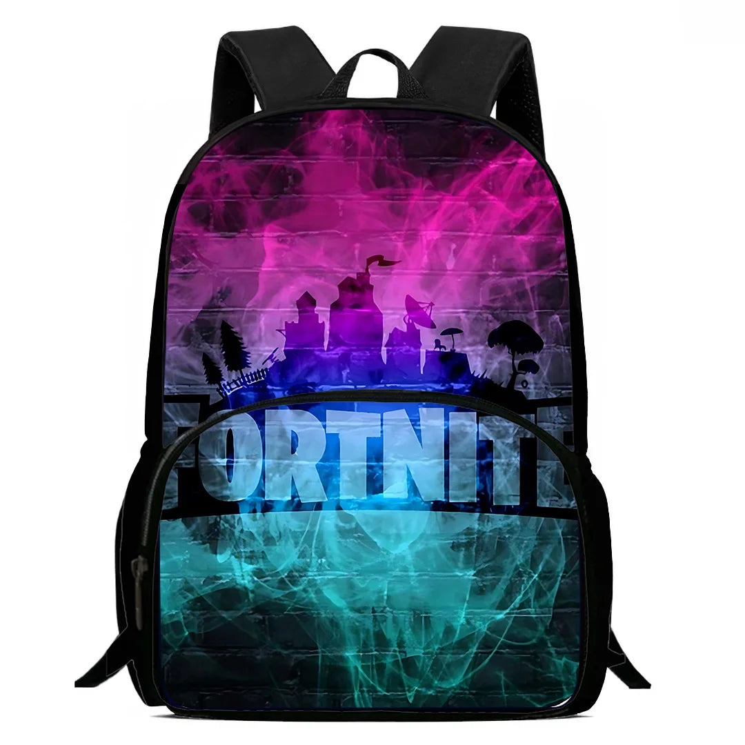 Popular Game FortniteS Kids Backpacks Boys Girls Student Birthday Gift Child School Bags Large Capacity Camping Durable Rucksack