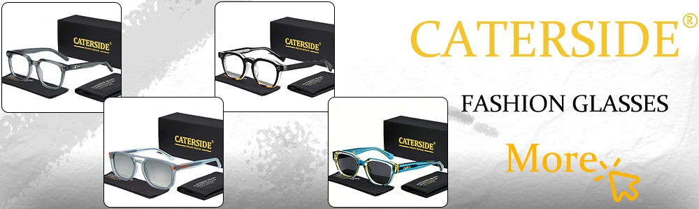 Caterside New Retro Polarized Men Sunglasses Square TR90 Frame Women Sun Glasses Outdoor Driving Fishing High Quality UV400 Gift