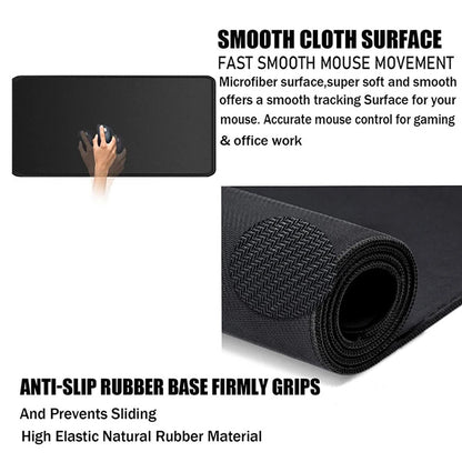 World Of Warcraft Game XXL Large Mouse pad Large Keyboard Desk Mat Gaming Mouse Pad Lock Edge Non-slip Table pad Mat HYBXAXC