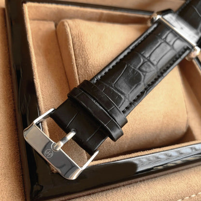 UTHAI Montre homme de luxe légère pour le travail, marque de luxe, carrée, classique, avec calendrier, étanche, bracelet, montre-bracelet à quartz pour homme, cadeau