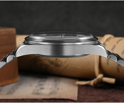 San Martin 38mm Men Sport Watch Fashion Luxury Explore Climbing Automatic Mechanical Sapphire Waterproof 5 Links Bracelet BGW-9