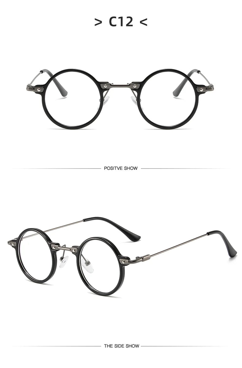 Runde Sonnenbrillen für Männer und Frauen, Retro-Steampunk-Sonnenbrillen, Herren- und Damenbrillen, Marken-Designerbrillen, Metallrahmen, Sonnenbrillen, Oculos De Sol