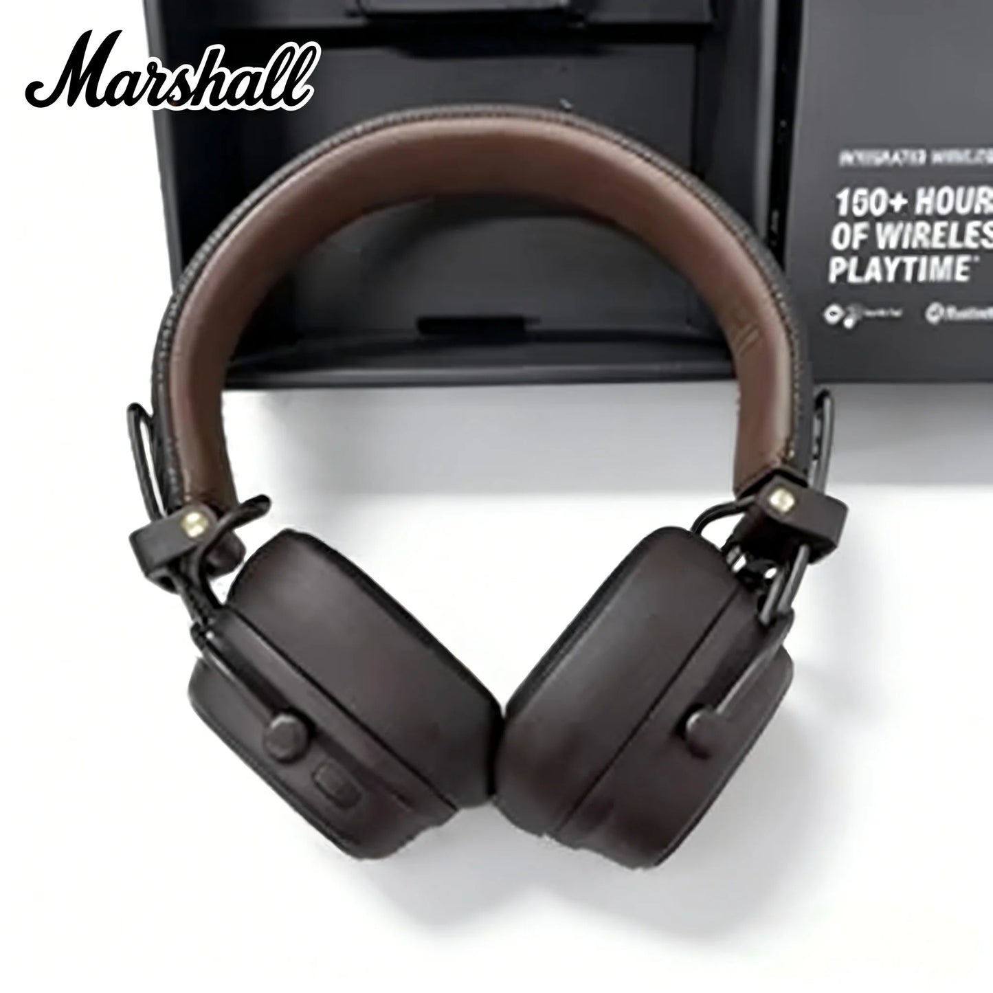 Marshall Major Ⅴ On-Ear Bluetooth Headphones Wireless Deep Bass Foldable Headset with Microphone for Sports & Gaming