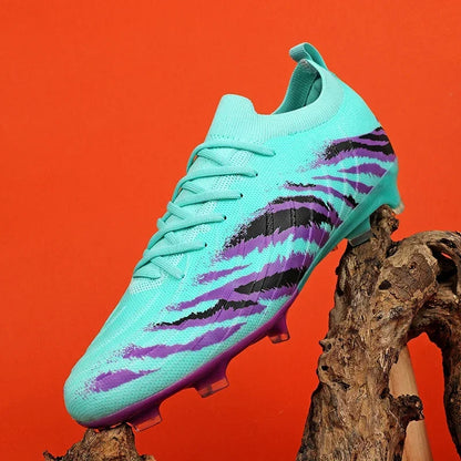 Botas de fútbol para hombre, deportivas, ultraligeras y antideslizantes, para exterior, tacos de adulto para partido, unisex, cómodas para césped, alta calidad