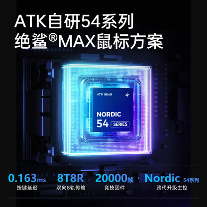 ATK Blazing Sky F1 V2 Ultimate Wireless Gaming Mouse Dual-Mode Lightweight PAW3950 Ultra Dual 8KHz Low Latency Ergonomic Extreme