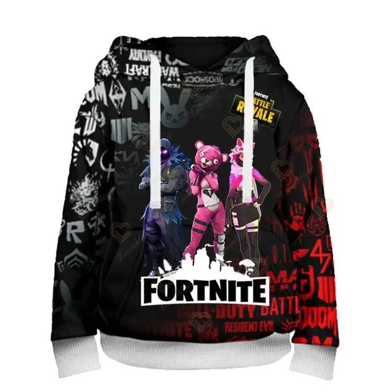 Φούτερ με κουκούλα Fortnite Peely Print New Design για άνδρες, γυναίκες και παιδιά, μακρυμάνικο, μοντέρνο casual streetwear pullover