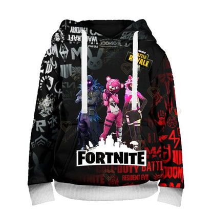 Φούτερ με κουκούλα Fortnite Peely Print New Design για άνδρες, γυναίκες και παιδιά, μακρυμάνικο, μοντέρνο casual streetwear pullover