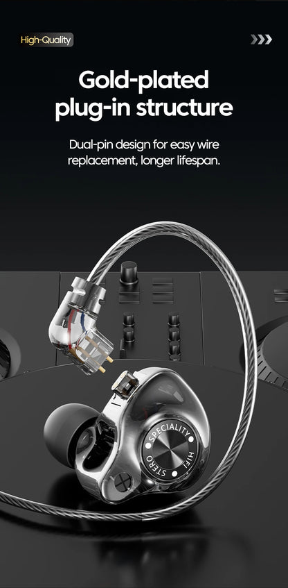 Original 15D Super Bass In Ear Headphone With Mic 3.5mm AUX/Type-C Digital Chip Headset For iPhone 17 Huawei Xiaomi Android