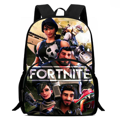 Kids  School Backpack with Front Pocket,  Light Weight Cartoon Fortnite Children Backpack For Age 6-9 , Bags For Boys Girls