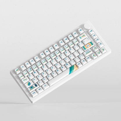Akko MonsGeek M1 V5 Three-mode Mechanical Keyboard/Barebone Kit VIA 75% 3/5 Pin Customized Hot Swap RGB Rapid Disassemble Gasket