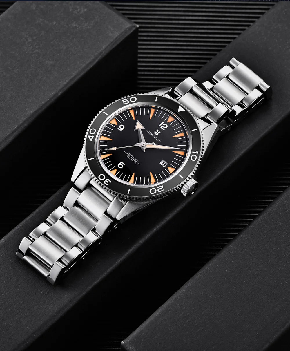 Ceramic Bezel 100 Waterproof Luxury Corgeut Watch Men 41mm Sapphire Mechanical Clock Diver Miyota Automatic Wristwatch