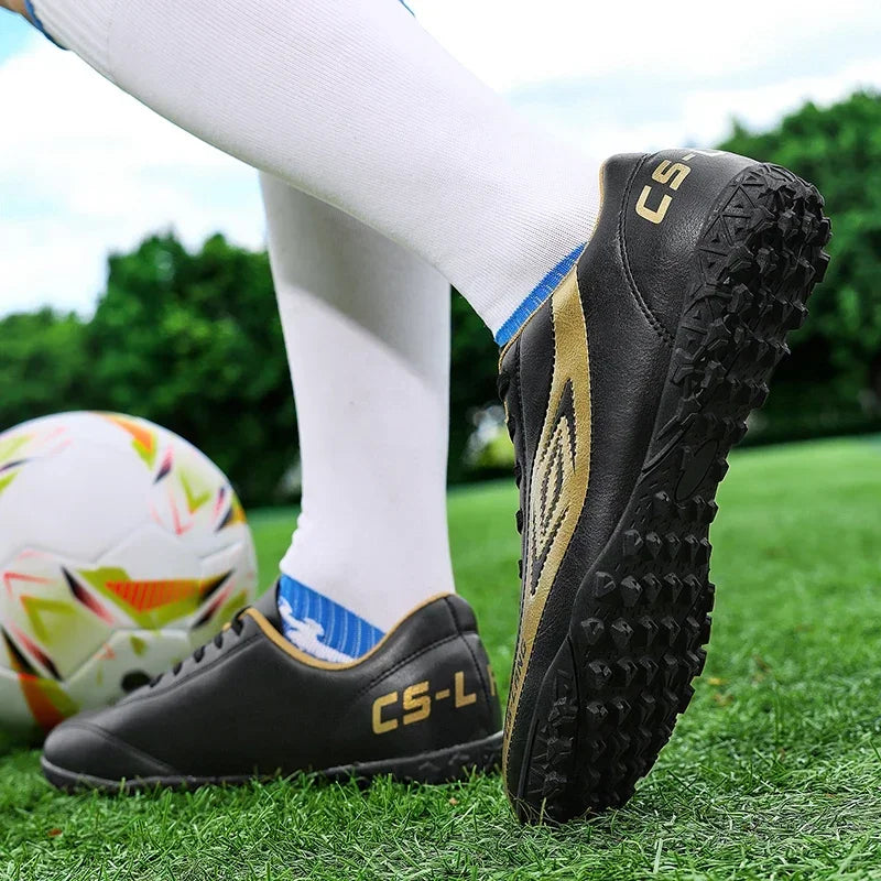 New Men Football Boots Grass Cleats Soccer Shoes Match Adult Indoor Ultralight Non-Slip Boys Futsal Sport Turf Comfortable