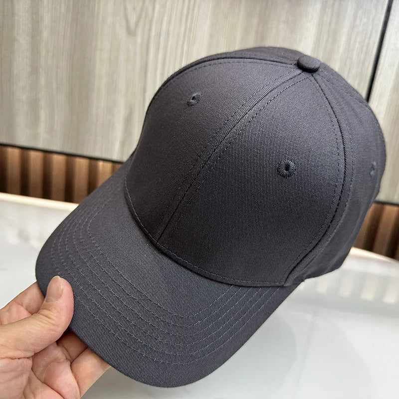 Baseball kapa Big Head Plus Size iz 100 % bombaža, primerna za moške in ženske, nastavljiva kapa »Dad Hat«, velikost 58–60 cm, 61–65 cm