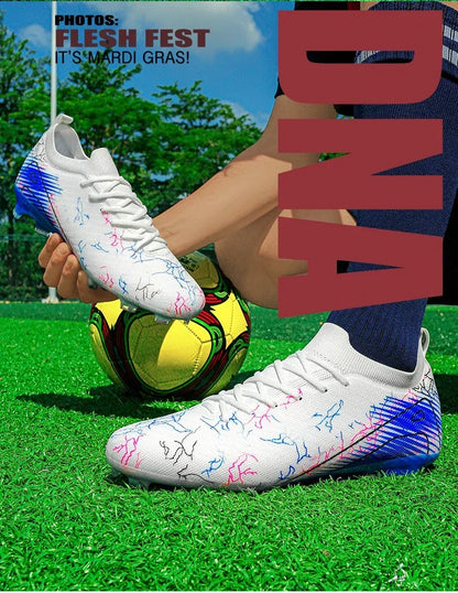 New Men's Football Boots Sneakers FG Soccer Shoes Training Wholesale Top Quality Cleats Non-Slip Drop Shipping Unisex Adult