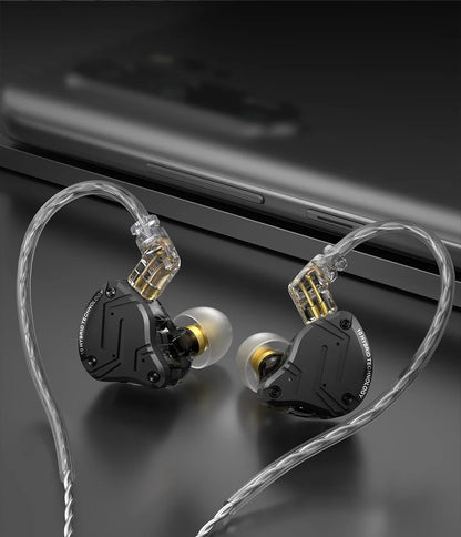 KZ ZS10 Pro X In Ear Wired Earphones Music Headphones HiFi Bass Monitor Earbuds Sport Headset KZ ZSN PRO AS16 PRO AS12 ZSX