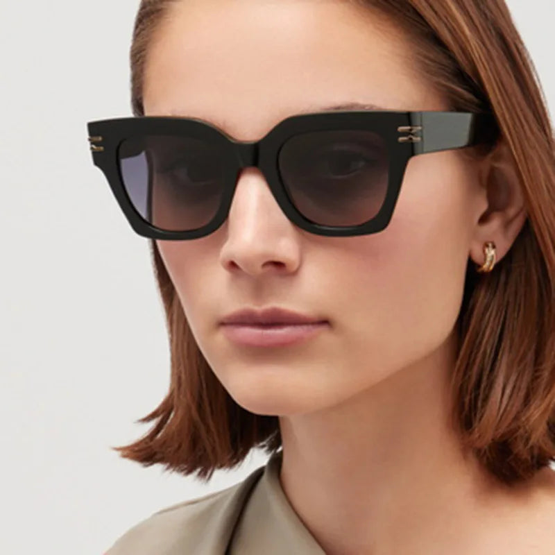 Square Oversized Sunglasses Trendy Premium UV Blocking Driving Sun Glasses for Men Women personality Unisex Eyewear Shades
