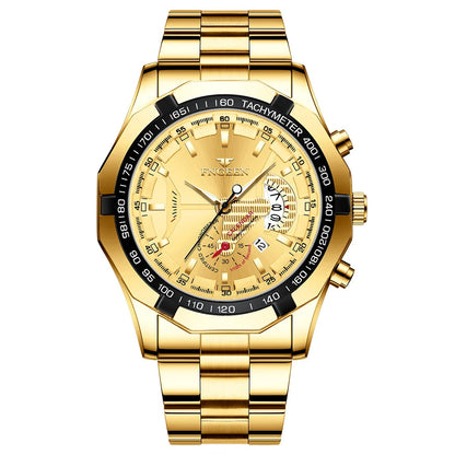 Montres-bracelets à quartz BINBOND Original pour homme : montres de luxe luminescentes, étanches, à date automatique, en acier inoxydable. Livraison gratuite.