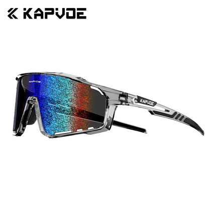 Kapvoe Mode-Sonnenbrillen für Herren – Coole Fahrradbrillen, MTB, Skaten, UV400, Angelbrillen, Herren, Damen, Fahrradbrillen