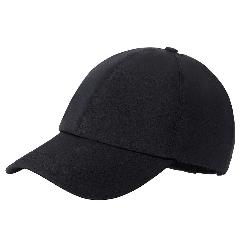 Boné de golfe e basebol impermeável para homem; bonés ao ar livre à prova de vento e respiráveis com proteção UPF50+ para mulher; chapéu desportivo ajustável para chuva