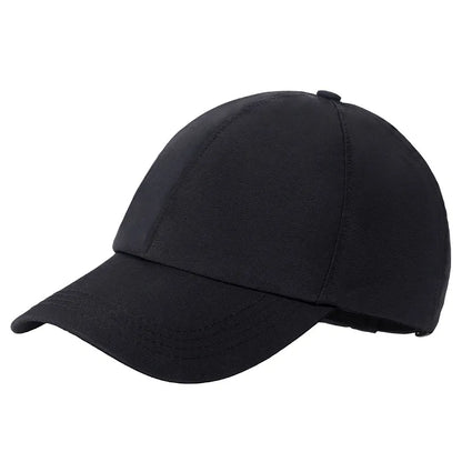 Boné de golfe e basebol impermeável para homem; bonés ao ar livre à prova de vento e respiráveis com proteção UPF50+ para mulher; chapéu desportivo ajustável para chuva