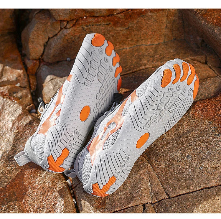 Unisex Wide Toe Barefoot Water Shoes Quick Dry Breathable Soft Sole Beach Aqua Shoes Lightweight Swimming Water Sports Sneakers