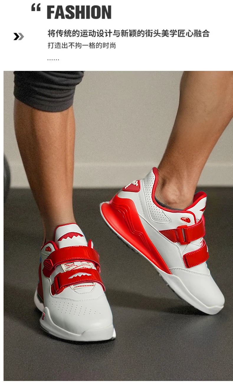 Professional Weightlifting Shoes Comfortable Indoor Squat Training Shoes Durable Anti Slip Weightlifting Hard Pull Sports Shoes