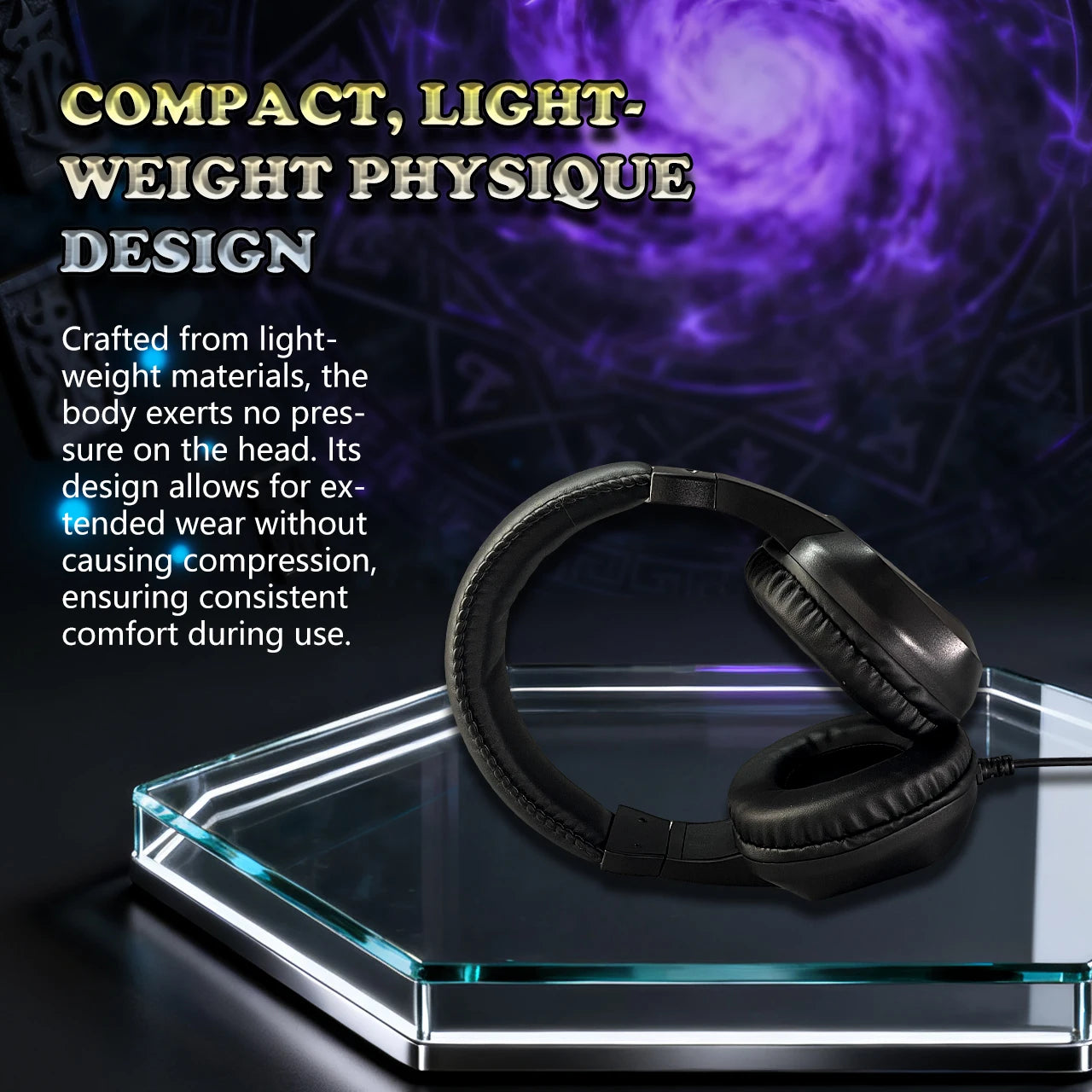 H21 wired headphones gaming, computer, music Fits online courses, conferences, birthdays. Works with PS4/PS5/Xbox/Switch/