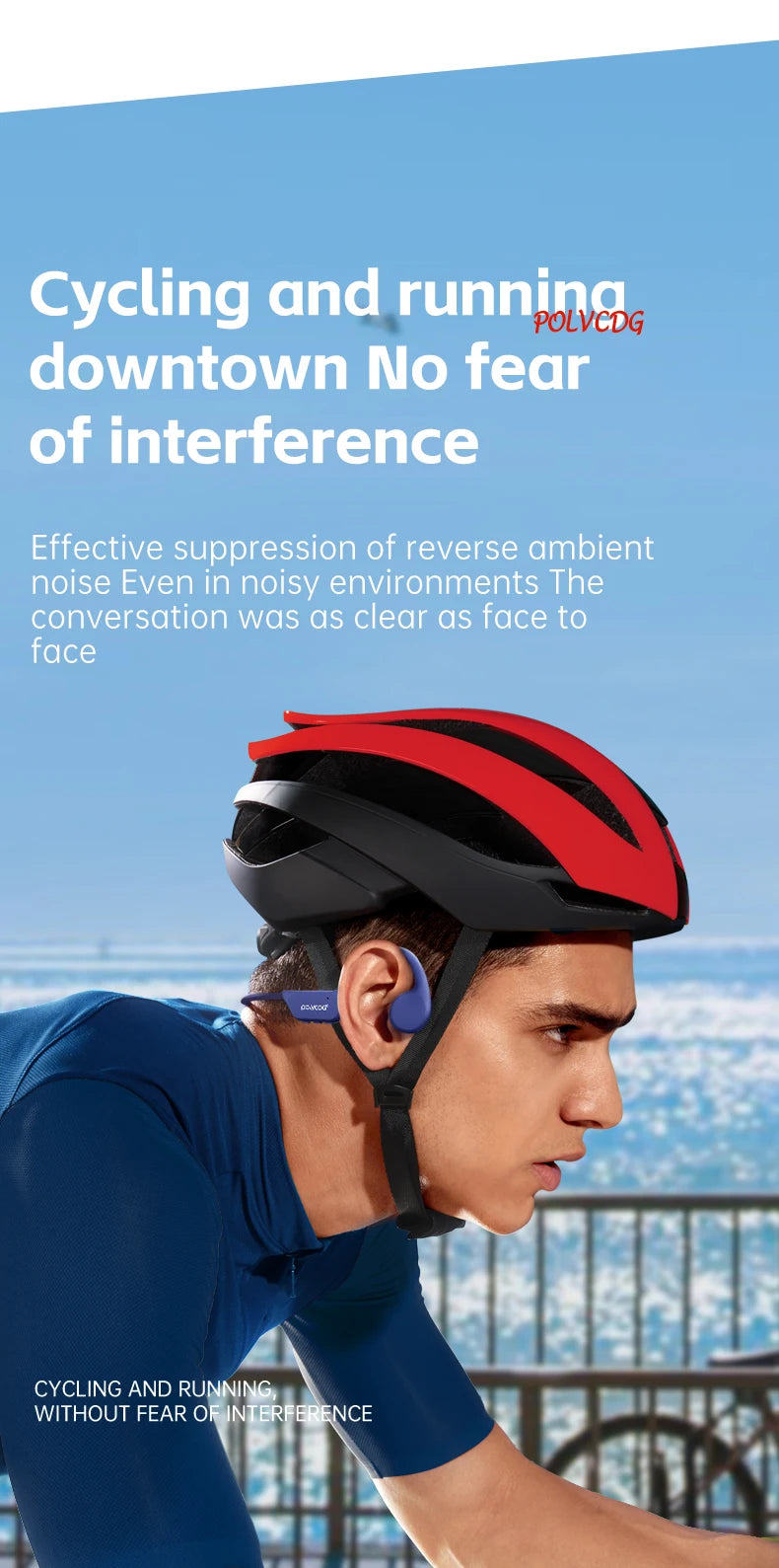 POLVCDG X7 Bone Conduction Headset IPX8 Open Headset Bluetooth 5.3 Swimming with microphone Waterproof 32GB Memory MP3 2024 new