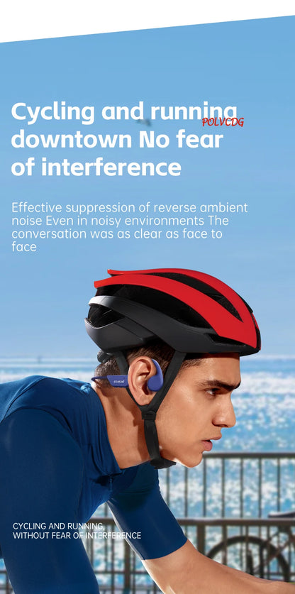 POLVCDG X7 Bone Conduction Headset IPX8 Open Headset Bluetooth 5.3 Swimming with microphone Waterproof 32GB Memory MP3 2024 new