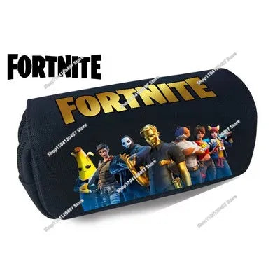 Fortnite Kids Pencil Bag Kawaii Pencil Case Large Capacity Waterproof Handheld Cosplay Pencil Pouch Office Stationary Gift Toy