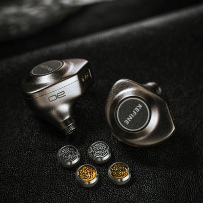 Kefine X ANGELEARS Delci AE 10mm DLC+PU Diaphragm Dynamic Driver IEMs Hi-Fi I n-ear Earphone with Two Tuning Style