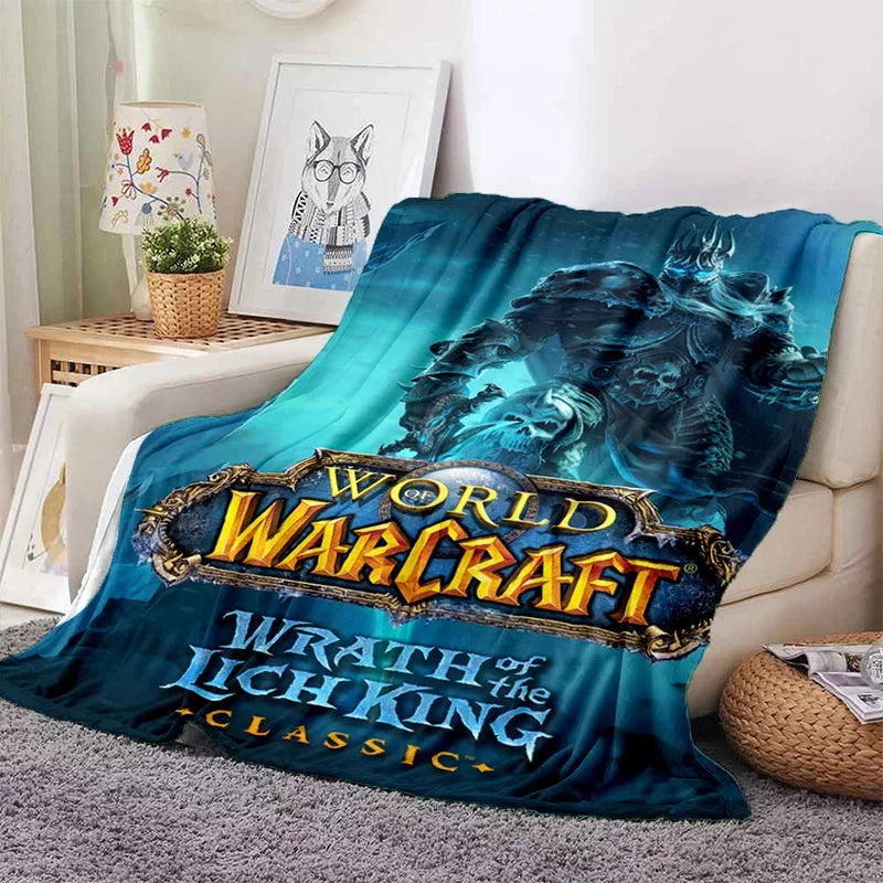 WOW, World of Warcraft Demon Hunter, Lich King igraće 3D mekane deke, prekrivač za piknik, krevete, sofu, dom, spavaću sobu, dječje poklone