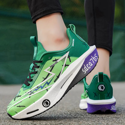 Running Shoes Carbon Board Men Marathon Sports Speciality Breathable Lightweight Women's Comfortable Athletic Outdoor Sneakers