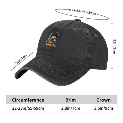 Dragon Ball Kakarot Goku Baseball Caps Vintage Distressed Denim  Sun Cap Men Women Outdoor Workouts Unstructured Soft Caps Hat