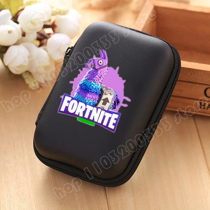 New Fortnite Storage Bag Multi-Function Data Cable Charger Organizer Travel Earphone Protective Pouch Children's Birthday Gift