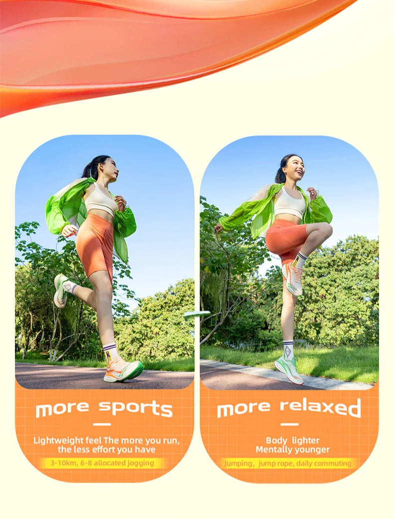 Zapatillas de running ONEMIX YUE SHUANG para hombre con amortiguación de aire, zapatillas deportivas para pareja, calzado deportivo para correr al aire libre y caminar para mujer